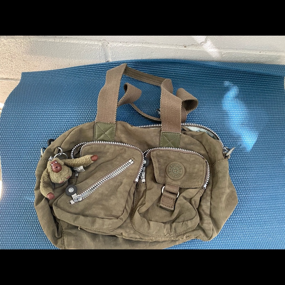 Kipling olive bag duffel crossbody style